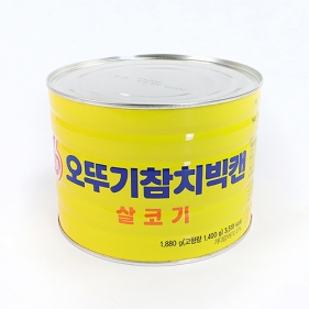 [레이저배송] 오뚜기 참치빅캔 살코기 (1,880g)