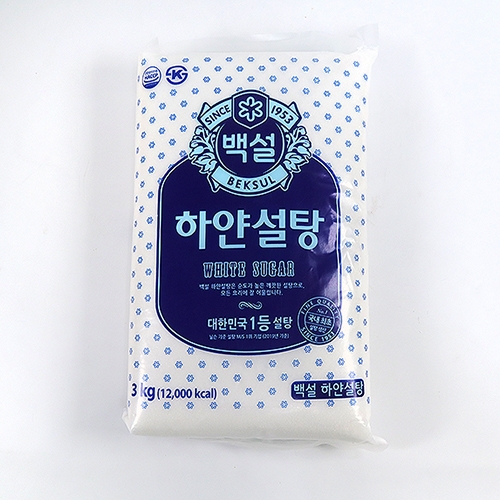 [레이저배송] 백설 백설탕 (3kg)