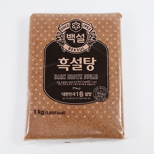 [레이저배송] 백설 흑설탕 (1kg)
