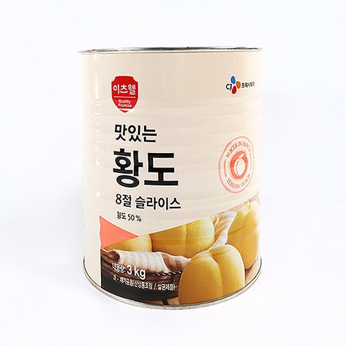 [레이저배송] 황도 8절 슬라이스 (3kg)