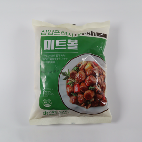 삼양 동글이 미트볼 1kg(10g*100ea)