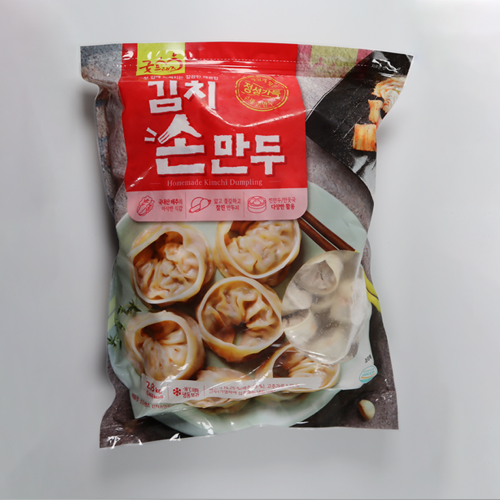 굿프랜즈 매콤한 김치손만두 2.8kg