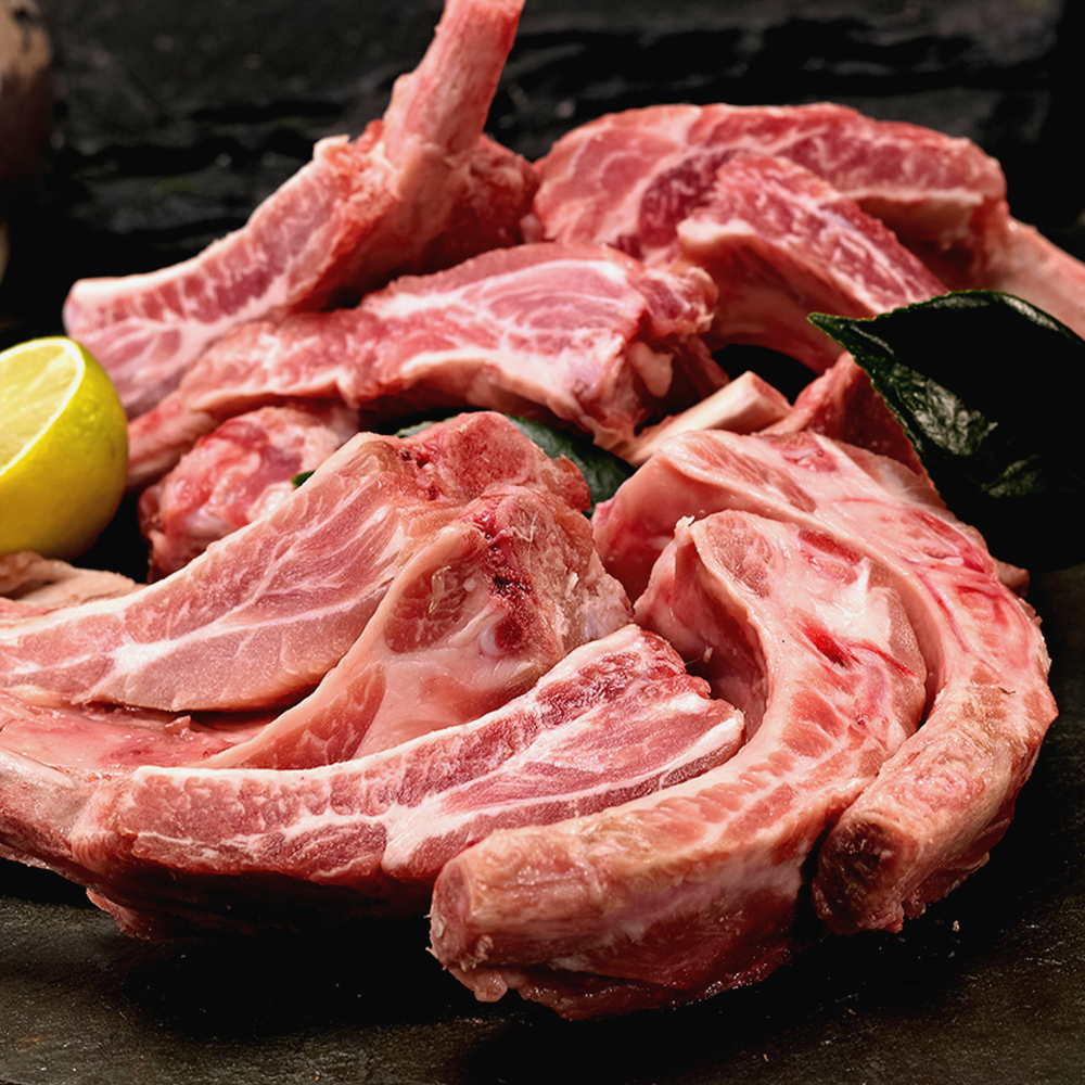 1등급 한돈 등갈비 선물세트 2.3kg