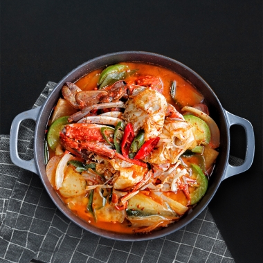 꽃게탕 (350g/800g) 손질꽃게 + 7종의 손질 야채세트