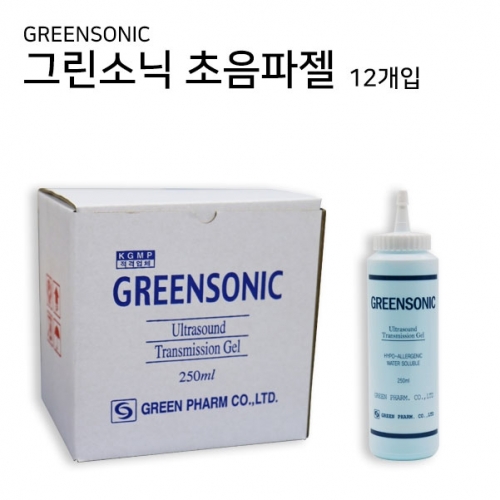 그린소닉 초음파젤 250ml (12개 통) 블루