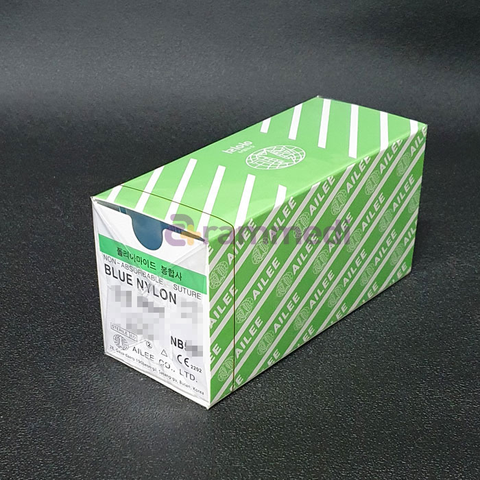(아이리)나이론봉합사(BLUE NYLON) NB333 (3/0) 33mm