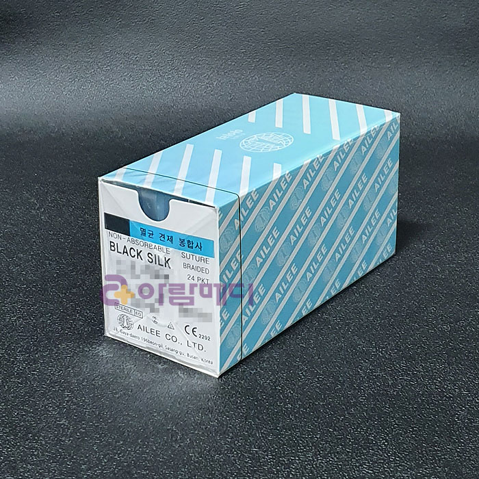 (아이리)블랙실크봉합사(BLACK SILK)SK307 (3/0) 17mm