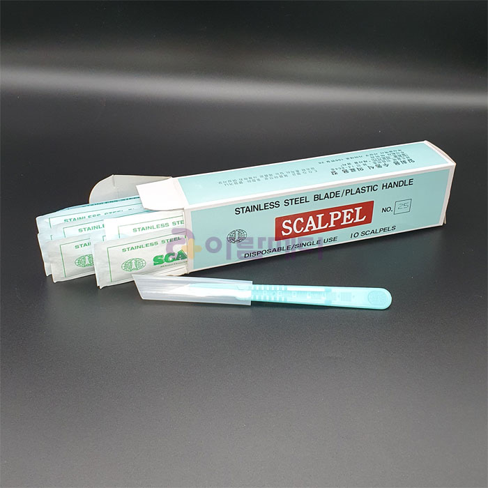 (아이리) 일회용 일체형 메스날 (10ea/1box) NO.25