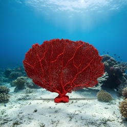 씨팬 L(Hard)-60x10x49cm (SH1029L)-인조산호-원아쿠아