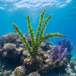 스테그혼 아크로포라-34x7x28.5cm (SH017)-B6-인조산호-원아쿠아