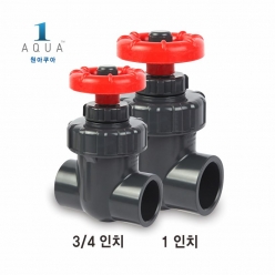 gate valve (3/4인치, 1인치)-ANSI-Gray-1aqua