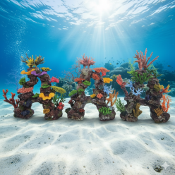 아일랜드 산호군락 SW155(3) (100 x 45 x 90cm)-인조산호-원아쿠아