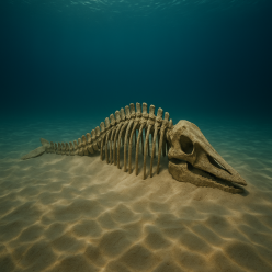 돌고래 뼈대-Whale skeleton (240 x 55 x 45cm-주문생산)-인조산호-원아쿠아