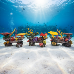 아일랜드 산호군락 SW149 (66 x 45 x 50cm-주문생산)-인조산호-원아쿠아