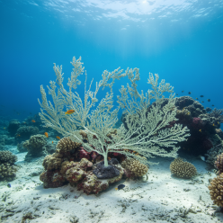 씨팬1-W96 x H68cm-인조산호-원아쿠아