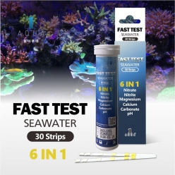 5개 주문 할인-FAST TEST 6 IN 1-SEAWATER TEST STRIPS (30Strips)-수질테스트-원아쿠아