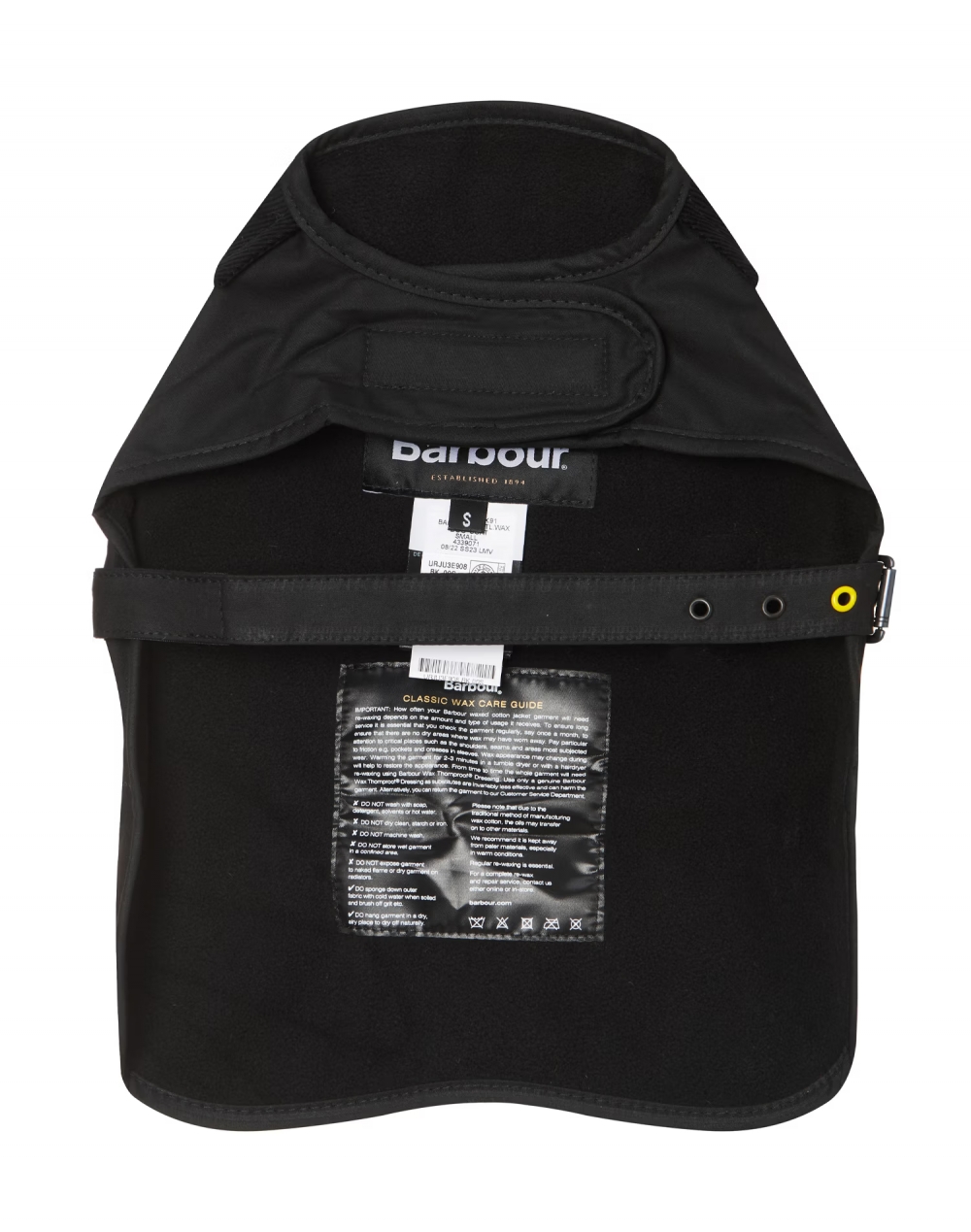 블랙 애견 왁스 코트