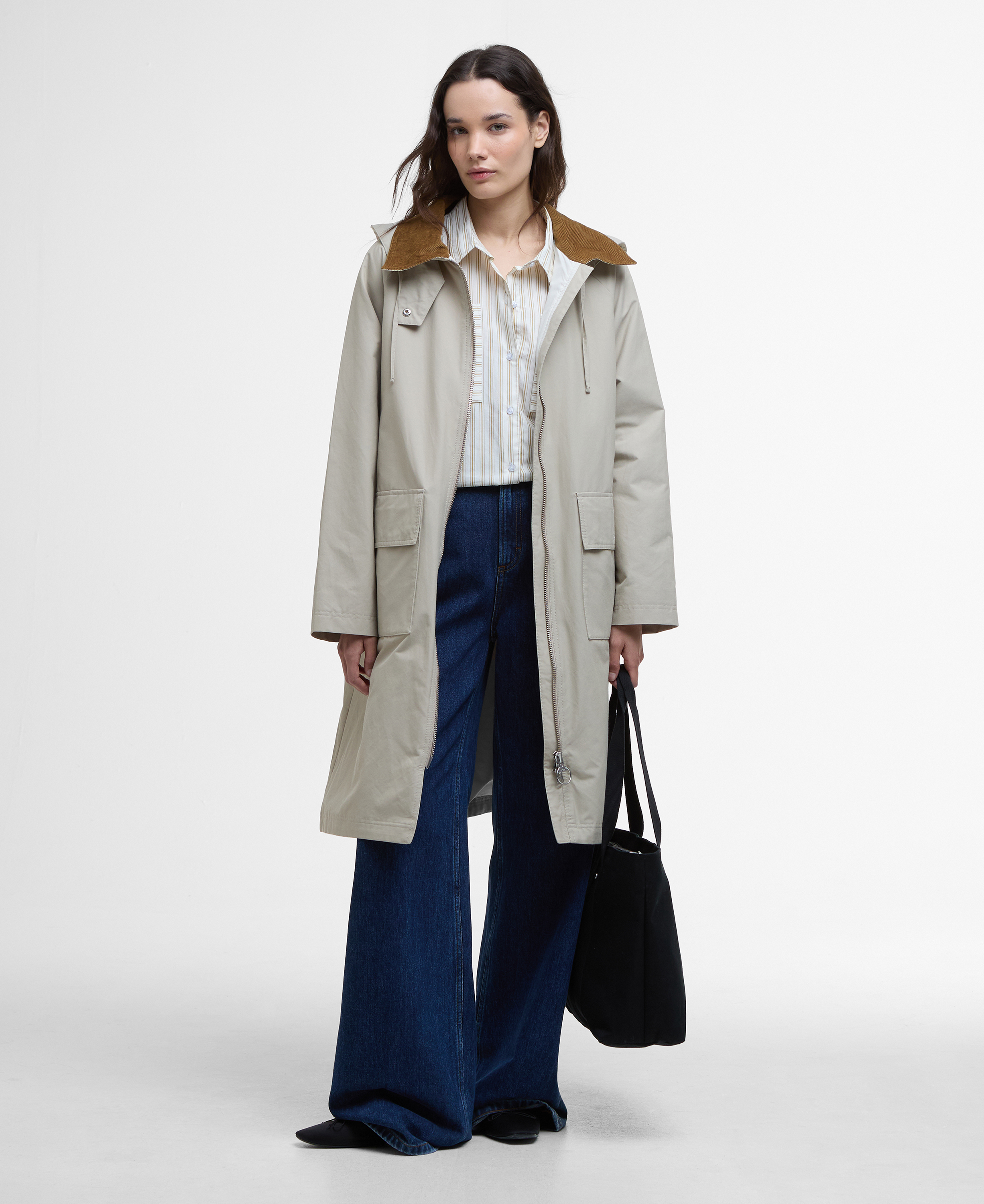 [25SS] 여성 아이보리 Jema Showerproof 자켓