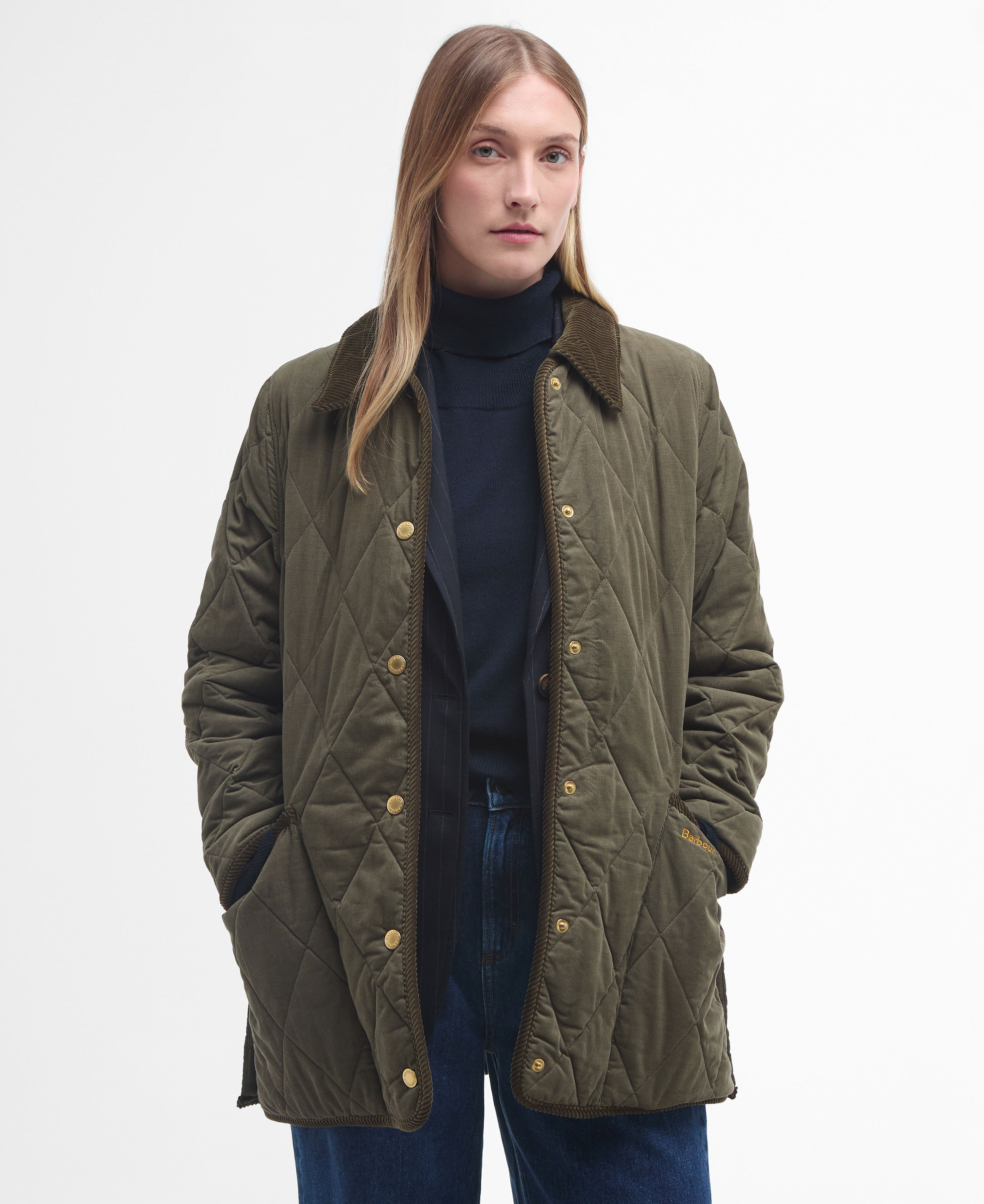 [25SS] 여성 올리브 Cornelia 퀼팅 자켓