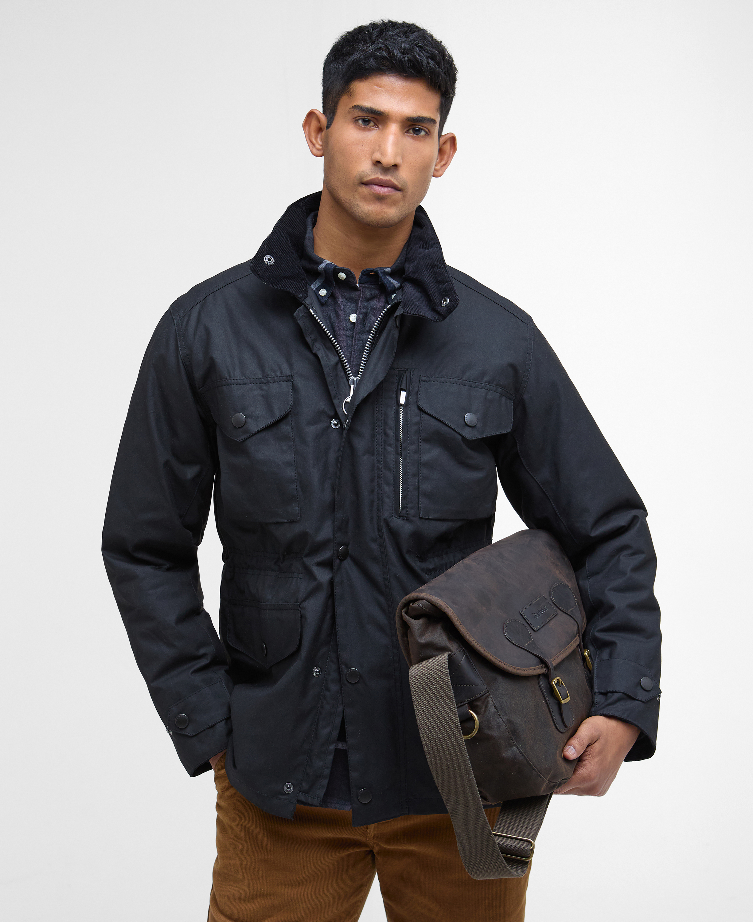 [25FW] 남성 올리브 왁스 Leather Tarras 크로스백