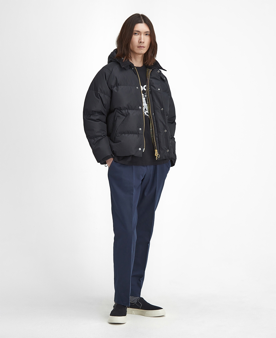 [25FW] 남성 블랙 OS 다운 Transport 푸퍼 자켓