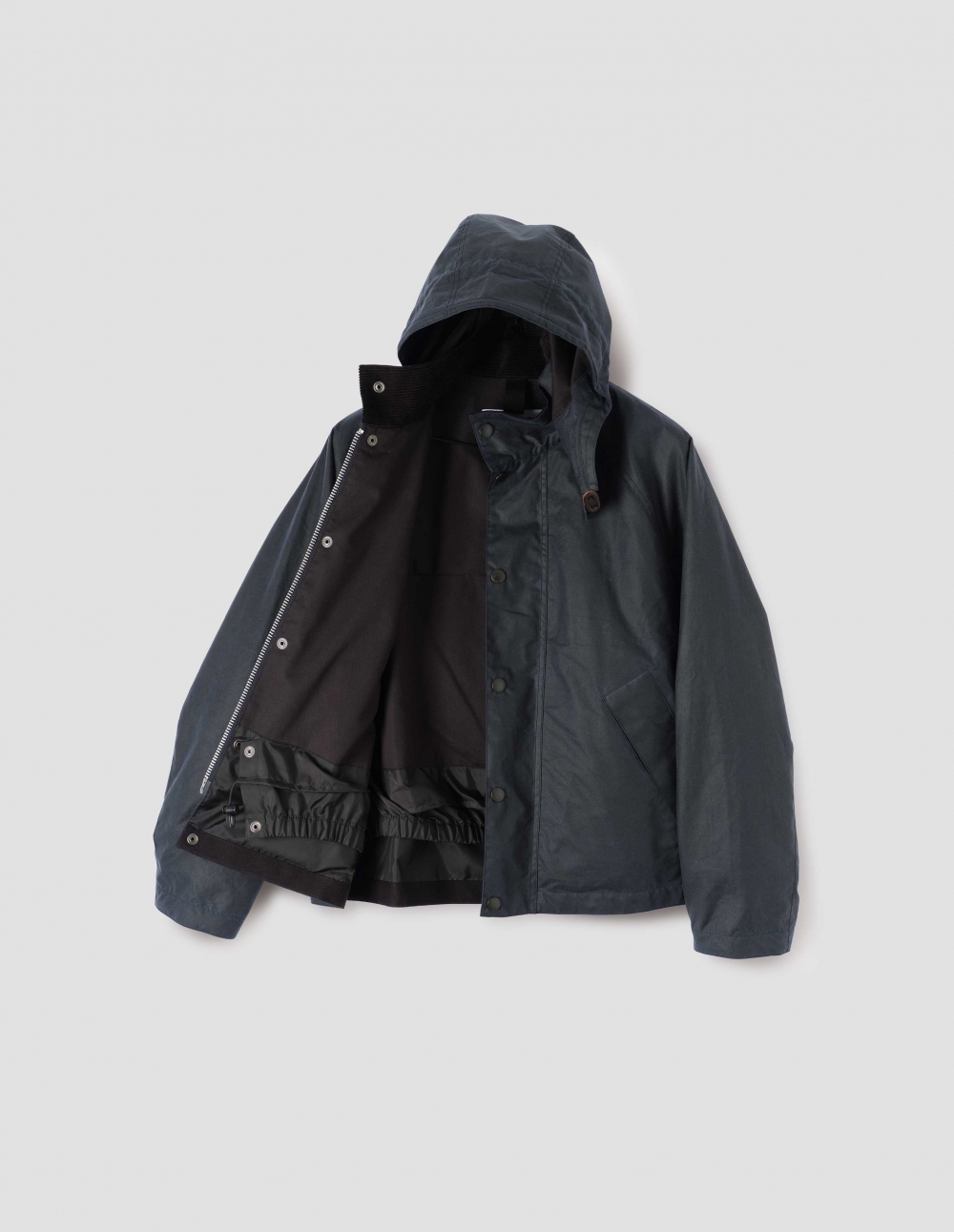 [Barbour x Margaret Howell] 남성 네이비 Transport 왁스 자켓