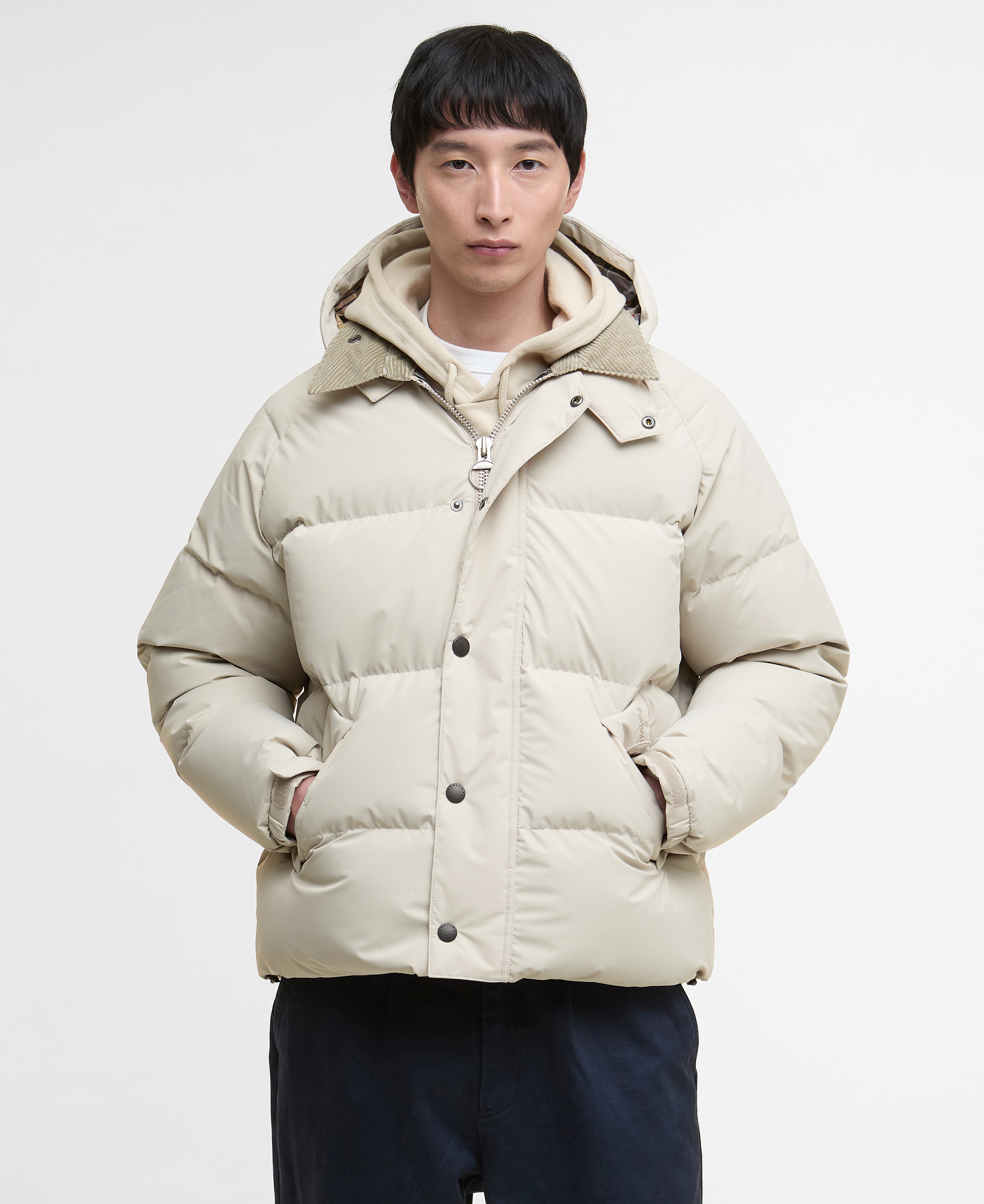 [25FW] 남성 OS 아이보리 Transport 구스다운 푸퍼 자켓