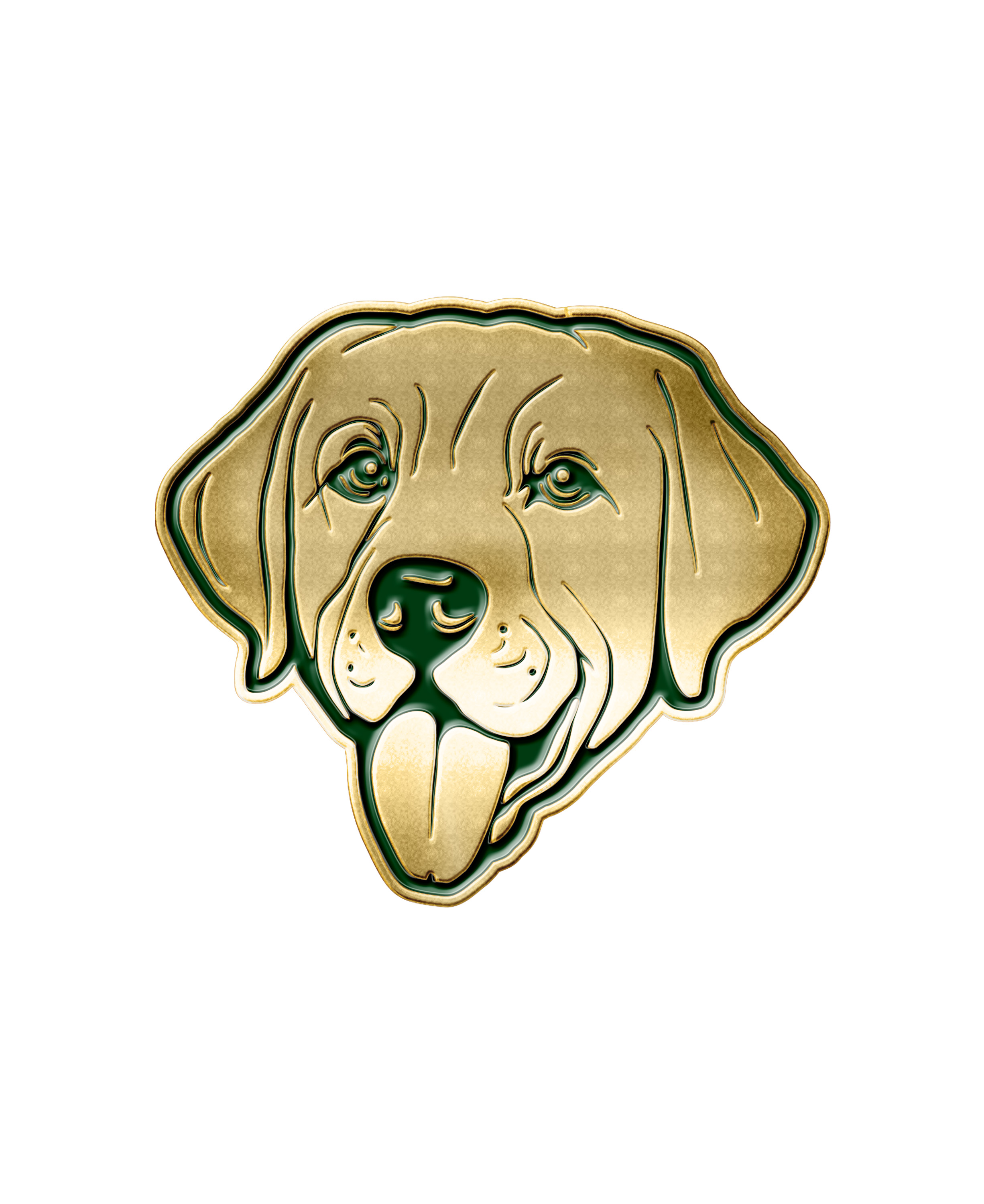 바버 Labrador 핀뱃지
