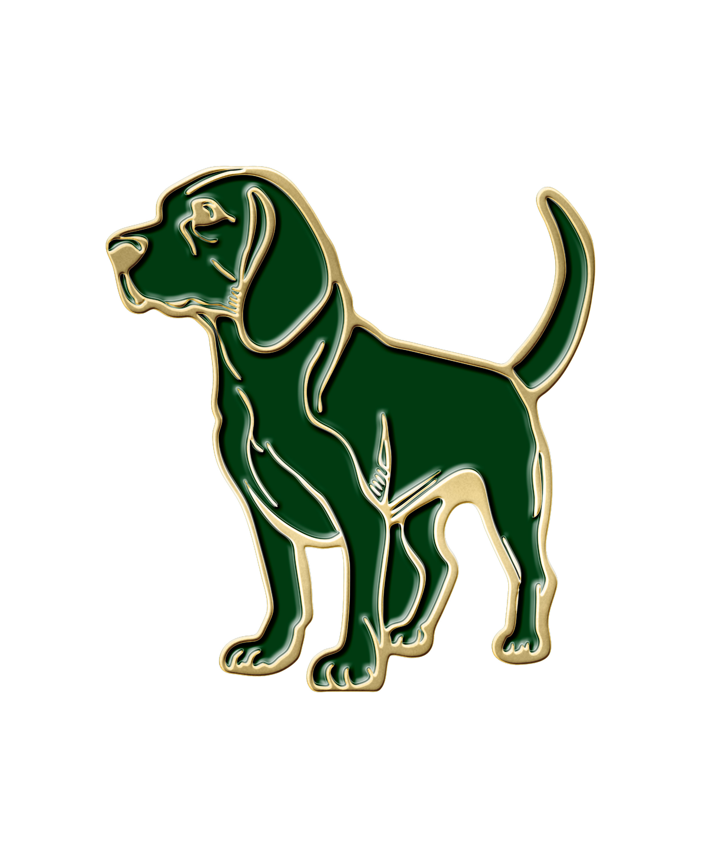 바버 Beagle 핀뱃지