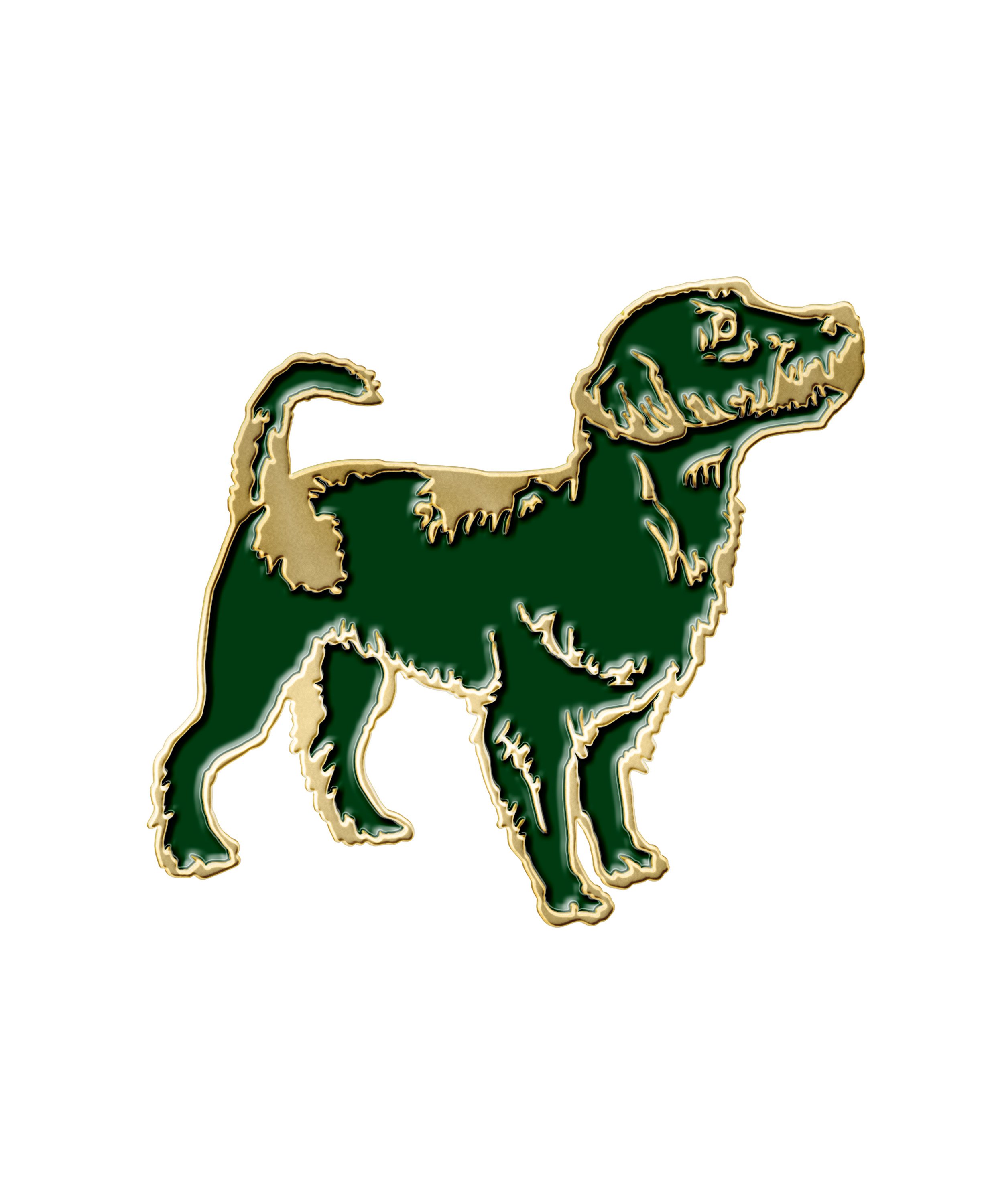 바버 Terrier 핀뱃지