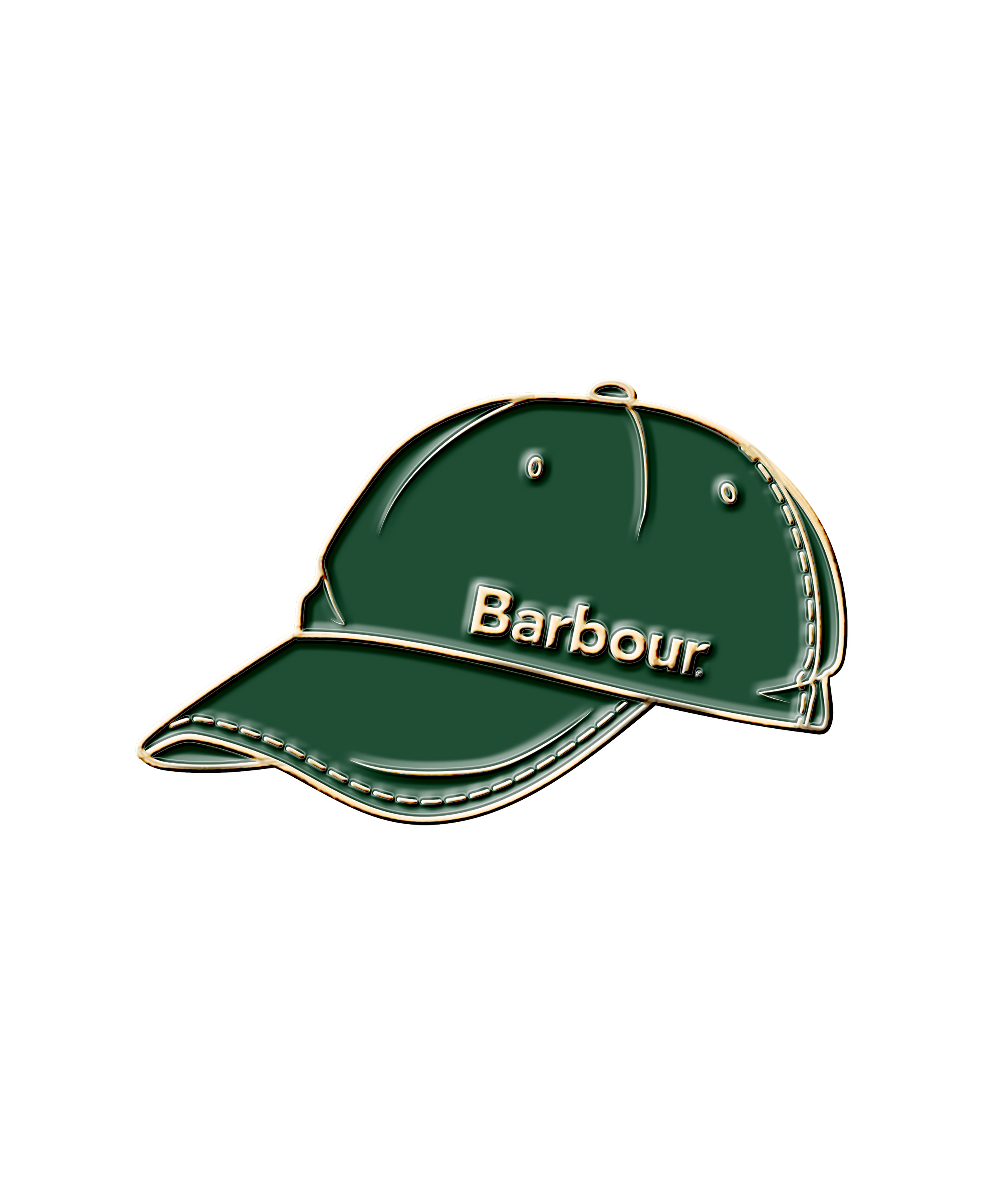 바버 Cap 핀뱃지