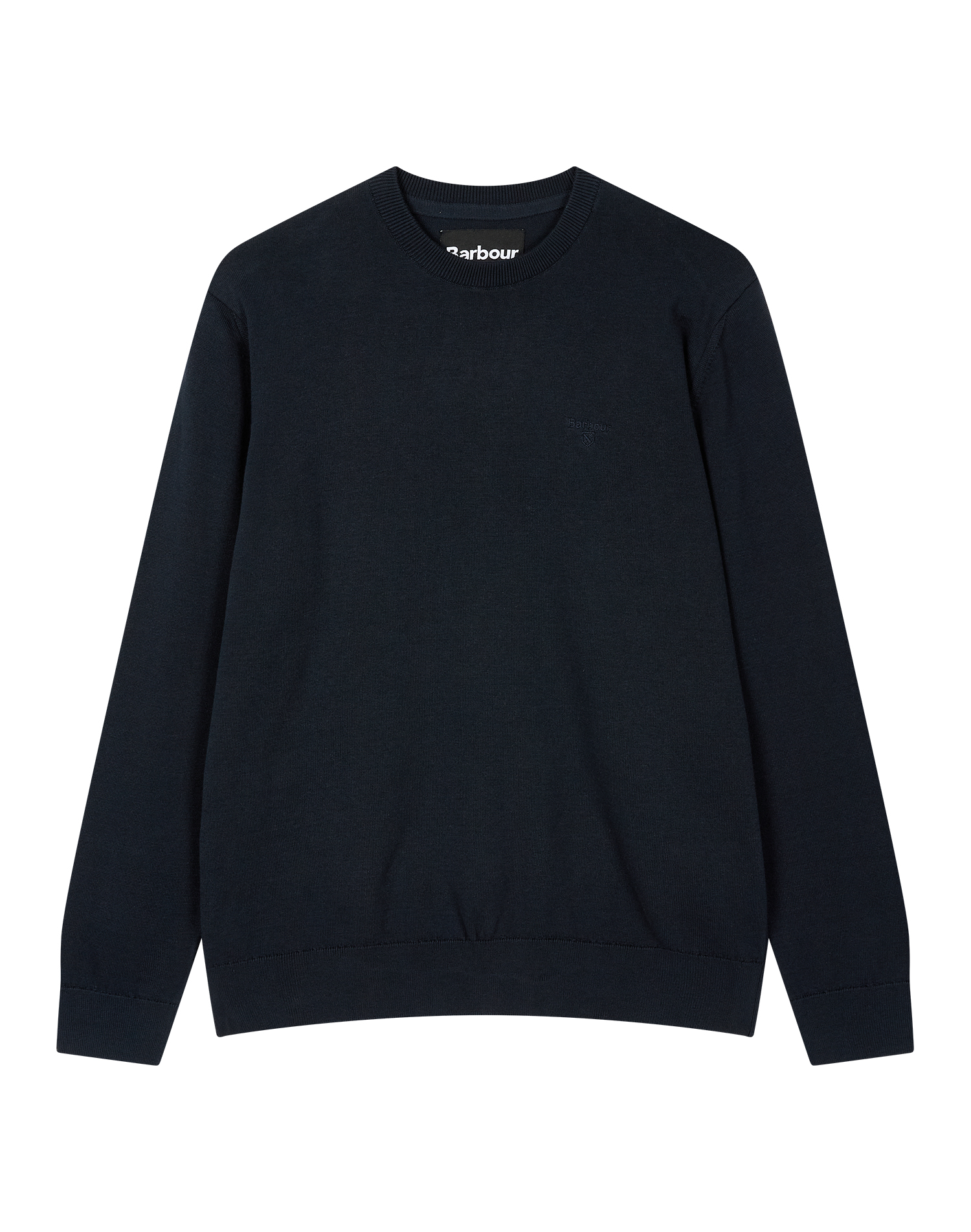 [26SS] 남성 네이비 Pima Cotton 크루넥 니트 [Asian Fit]