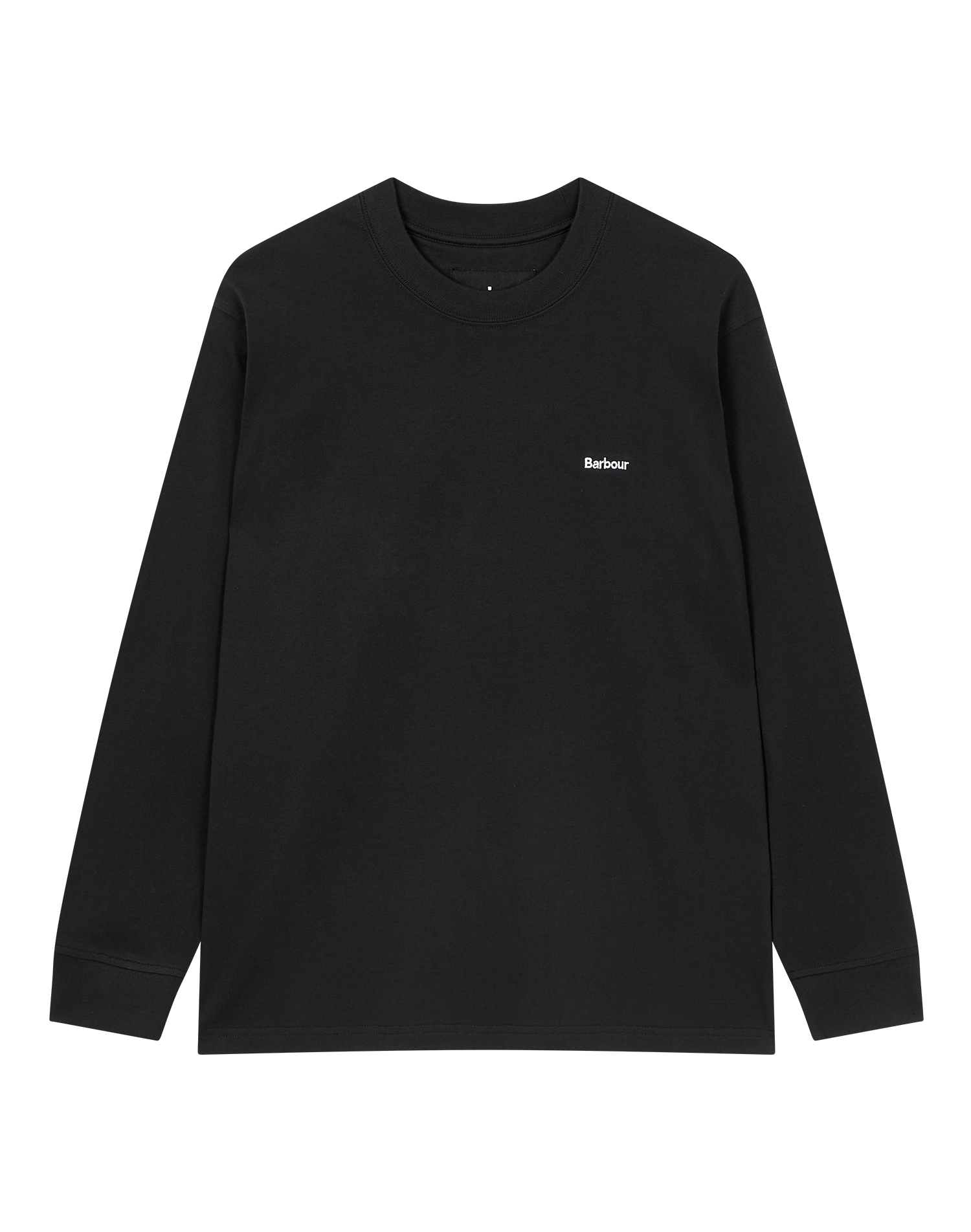 [26SS] 남성 블랙 OS fit Enbroidered Logo 긴팔 티셔츠