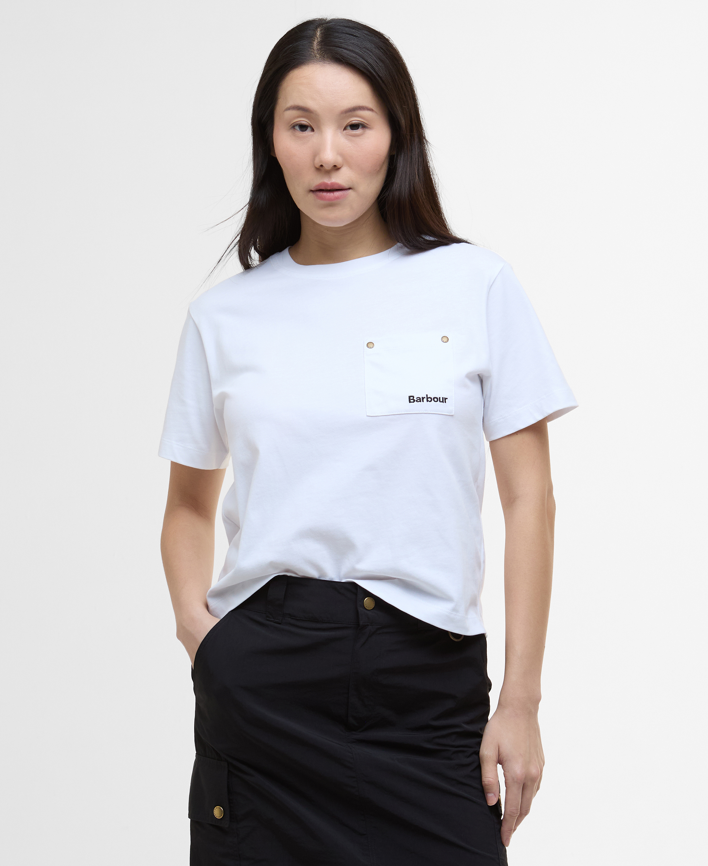 [26SS] 여성 화이트 Farne 티셔츠