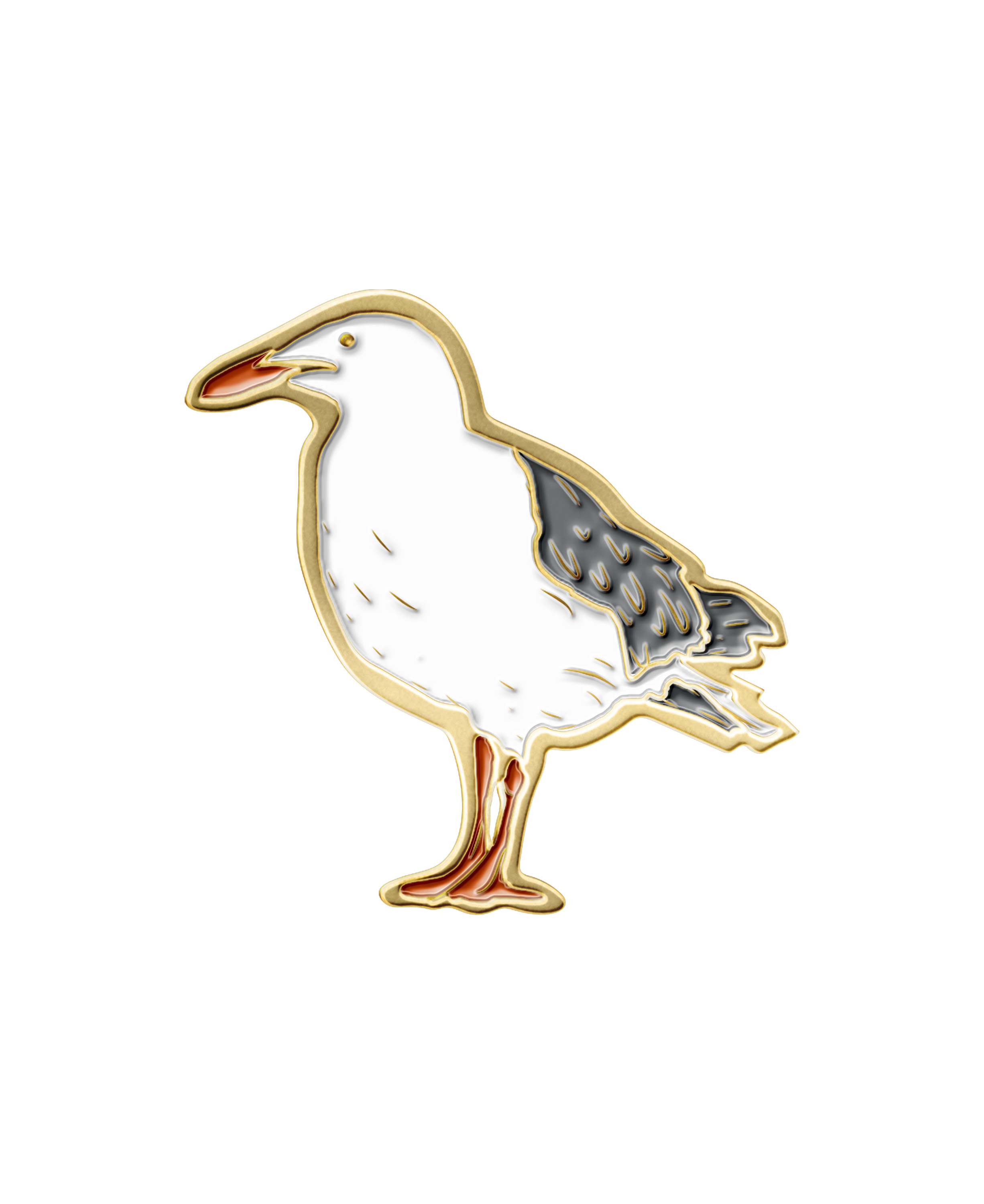 [26SS] 바버 Seagull 핀뱃지