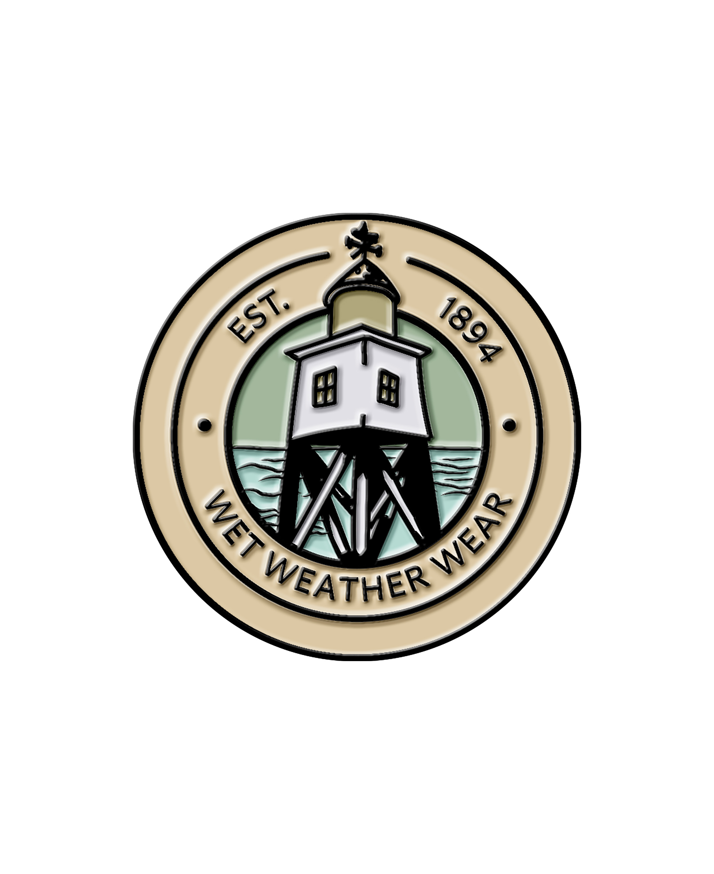 [26SS] 바버 Lighthouse 핀뱃지