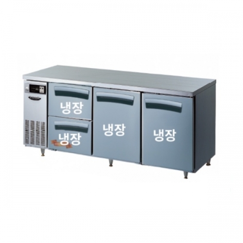 라셀르 카페형 결합식 테이블 LT-1834R-DSS 우유서랍 1800 올냉장 냉장4칸  간냉식 올스텐