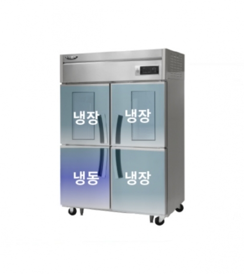 라셀르 45박스 냉장고 LD-1145RF-2G 기존(1/4냉동) 2유리도어 올스텐 직냉식