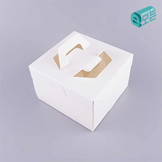 케이크상자 미니 / 개방형 - 무지화이트 (상자단품) 25개 묶음