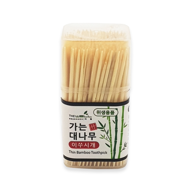 가는 대나무 이쑤시개 이쑤시게 요지 toothpick 1통