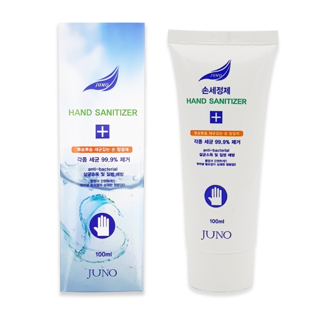 JUNO 손 핸드 소독제 세정제 젤 겔 휴대용 튜브 100ml