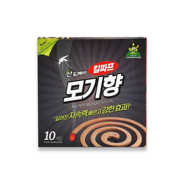 산도깨비 킬파프 모기향 캠핑 모기기피제 10개입