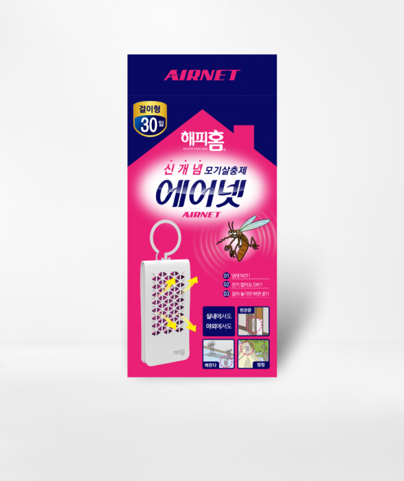 모기 퇴치·기피제 에어넷 걸이형