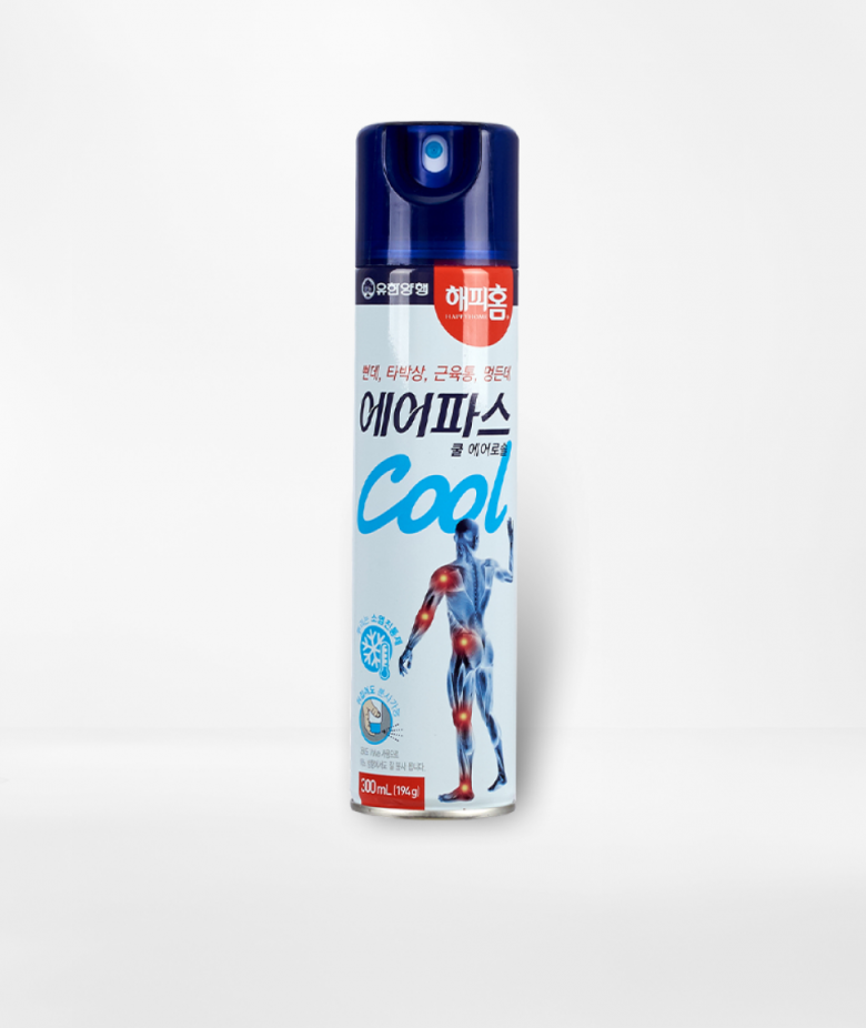 뿌리는 에어파스 쿨 300ml 해피홈