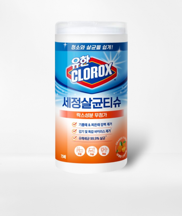 세정살균티슈 오렌지퓨전향(75매)
