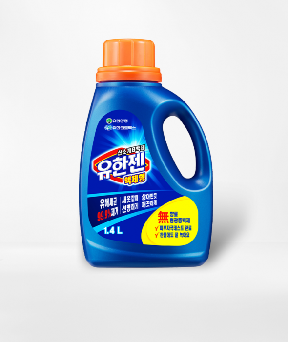 액체형 산소계 표백제 용기(1.4L)