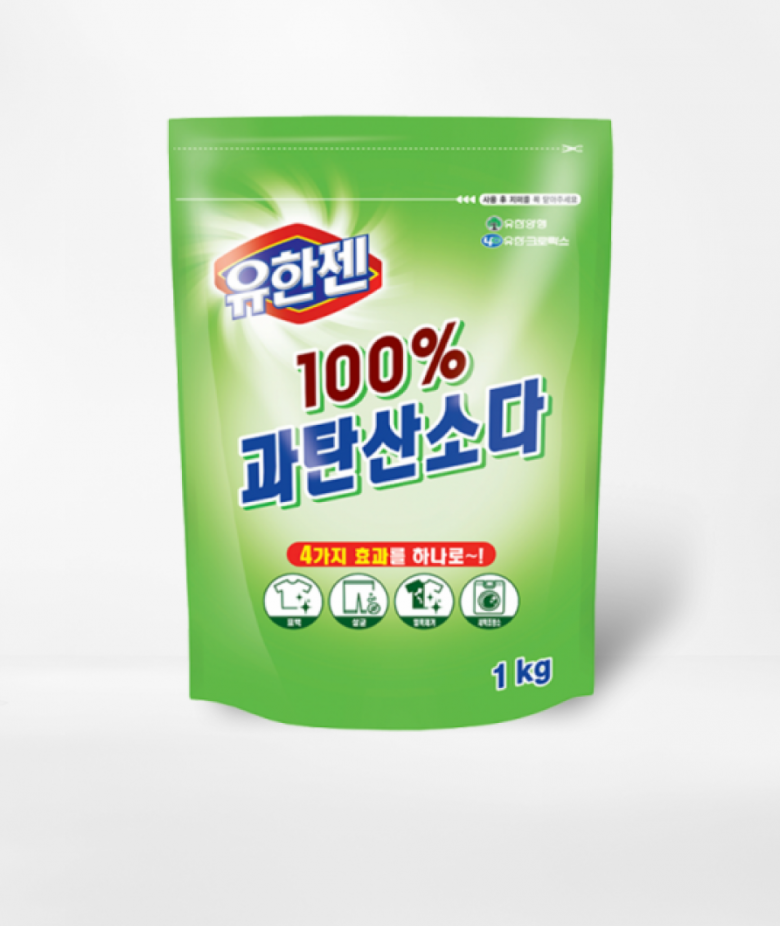과탄산소다 1kg 리필 유한젠