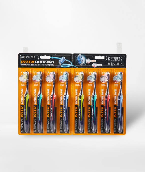 복합미세모 칫솔 8개입 유한덴탈케어