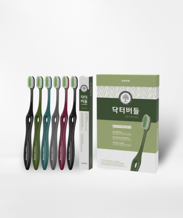 이중미세모 칫솔 6개입 닥터버들
