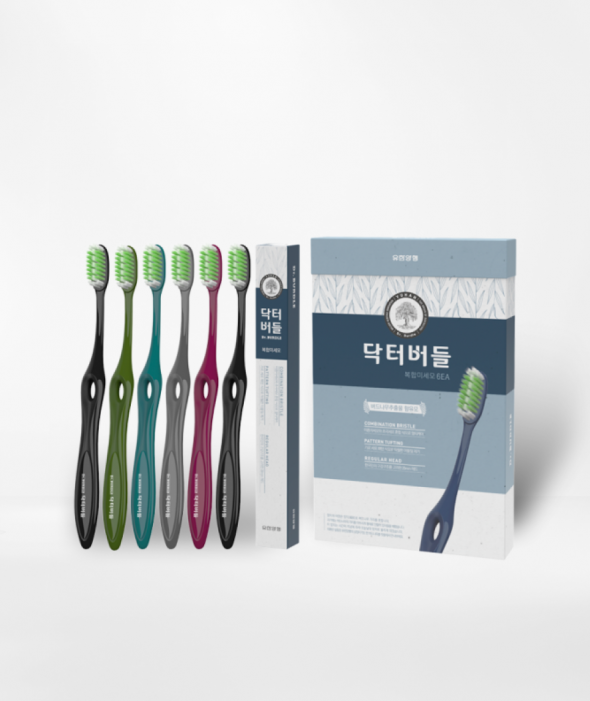 복합미세모 칫솔 6개입 닥터버들